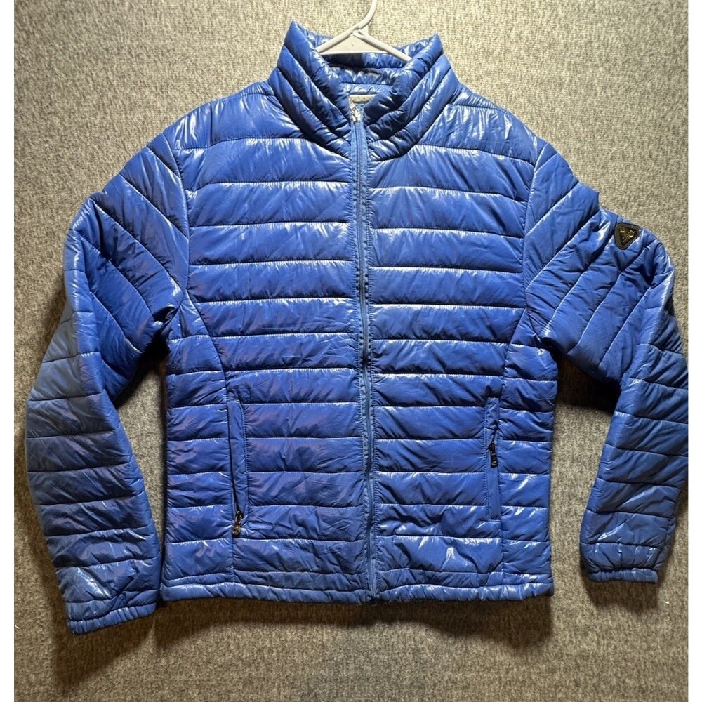 Spire Full-Zip Long Sleeve Quilted Waterproof Puffer Hooded Bubble Jacket XL